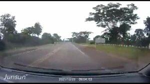 Veículo foi atingido pelo disparo