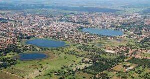 três lagoas Vista aérea de Três Lagoas