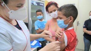 Cerca de 31.674 crianças de 5 a 11 anos foram vacinadas contra a Covid-19 em Campo Grande.