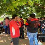 Motoentregadores se concentram nos Altos da Afonso Pena e reivindicam melhorias no aplicativo