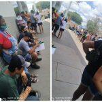 Cliente também relata que a fila é debaixo de um sol forte e em dias de chuva