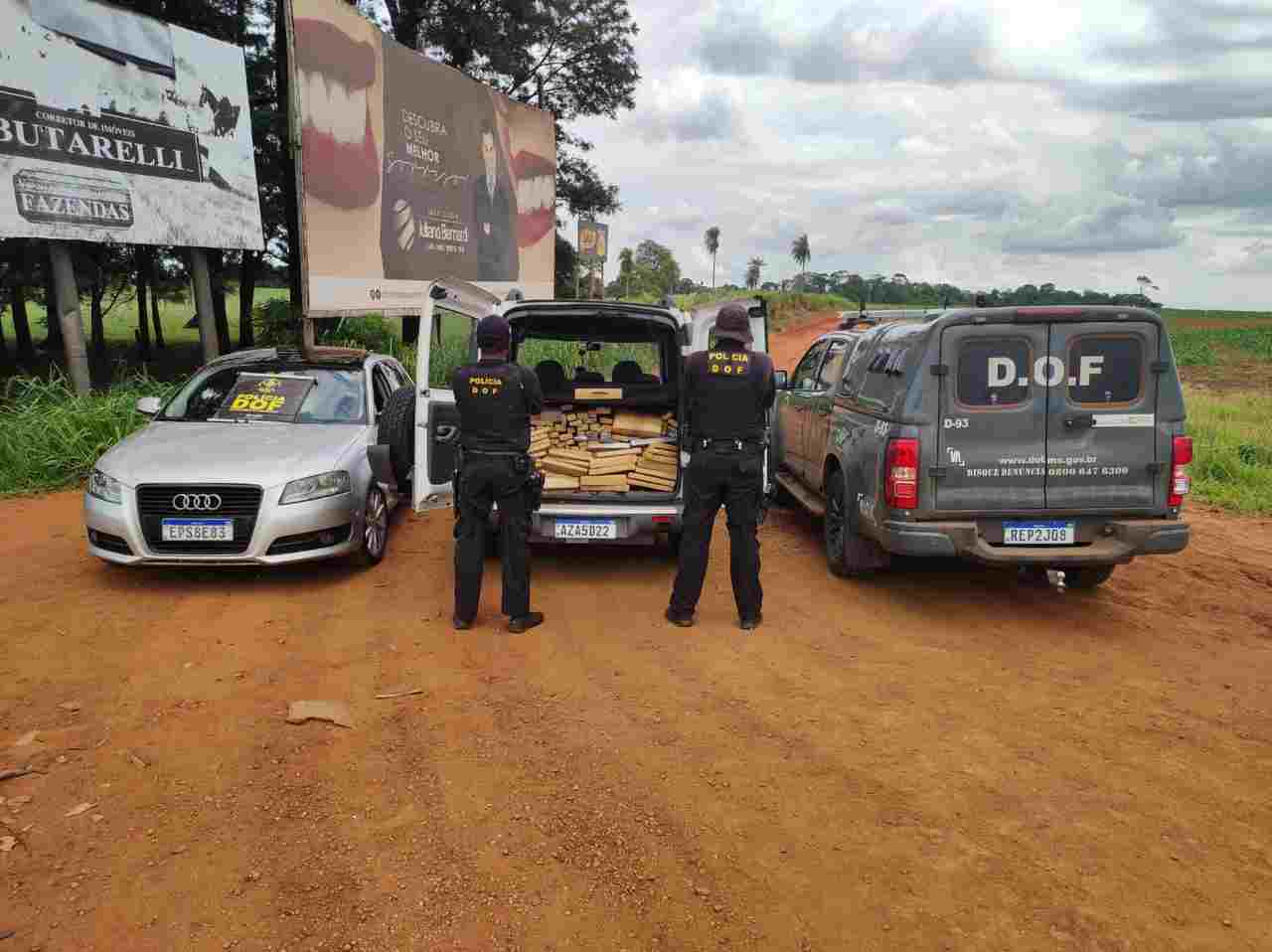 Carga foi apreendida durante bloqueio em Amambai