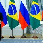 Bolsonaro ao lado de Putin