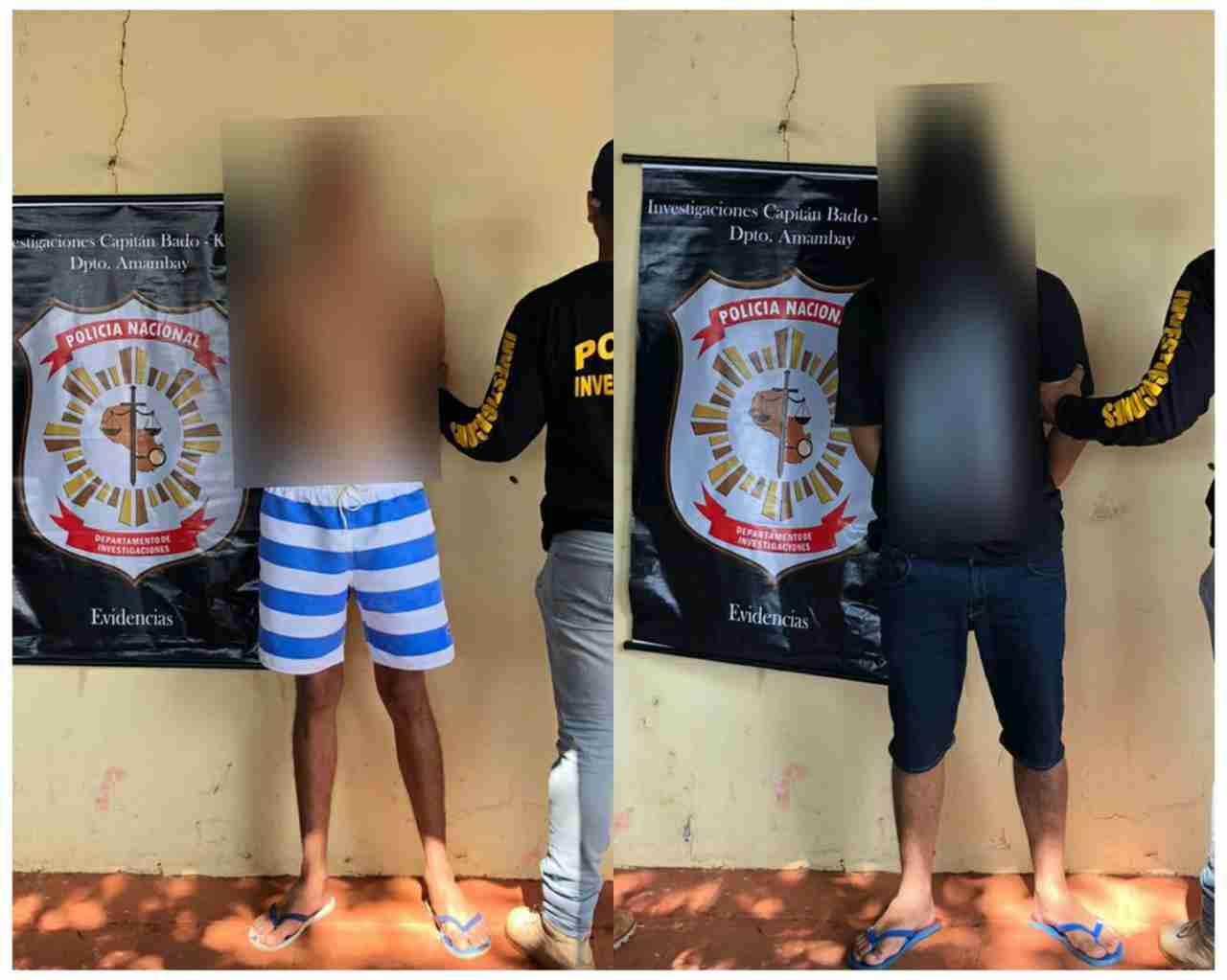 Dupla foi presa em Capitan Bado nesta terça-feira