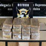 Droga foi apreendida