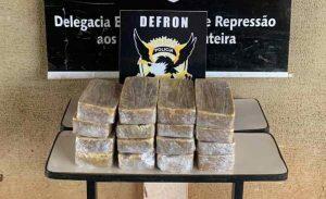 Droga foi apreendida