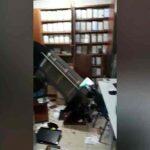 Local foi depredado pelo suspeito