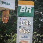 Gasolina vendida a R$ 7