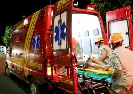 O Corpo de Bombeiros foi acionado e quando chegou ao local