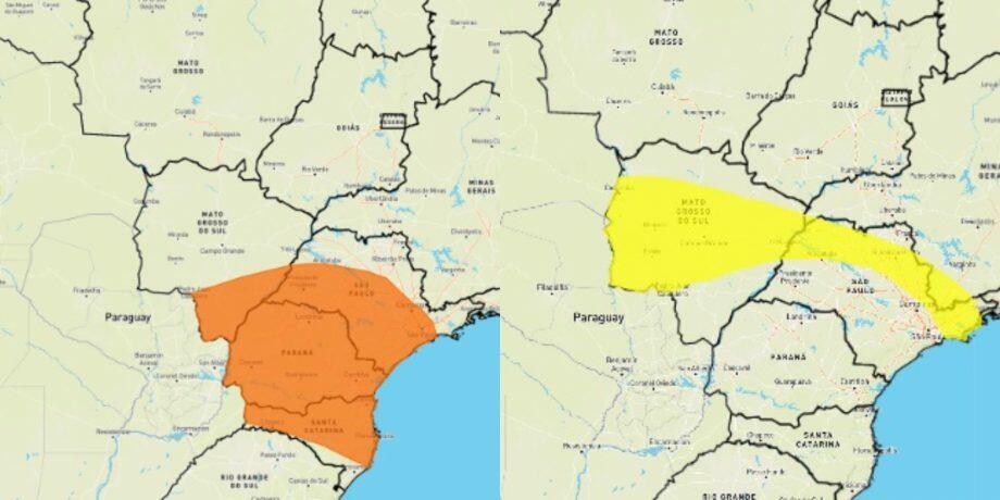 Deve chover na maior parte do Estado nesta terça-feira (1°)