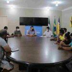 Reunião aconteceu no gabinete do prefeito