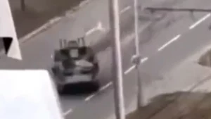 Informação que circulou na internet é que tanque ucraniano era russo