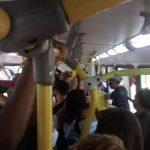 Linha 514 lotou na manhã desta segunda-feira (14).
