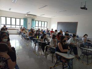 A recepção contou com palestras