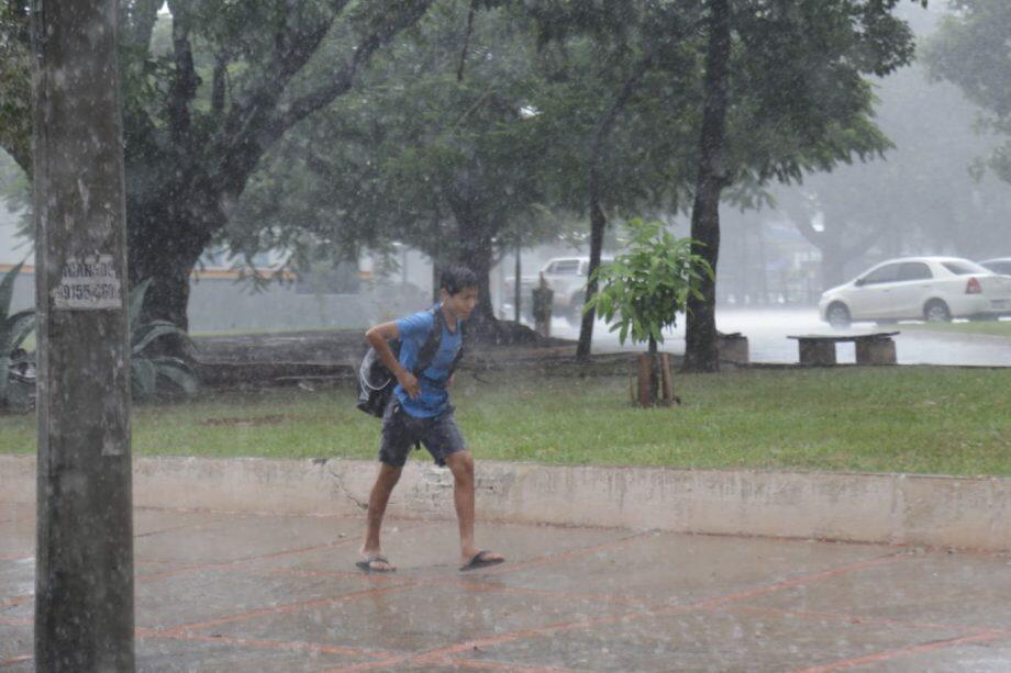 A previsão da semana também indica que os maiores acumulados de chuva serão na parte norte do Estado.