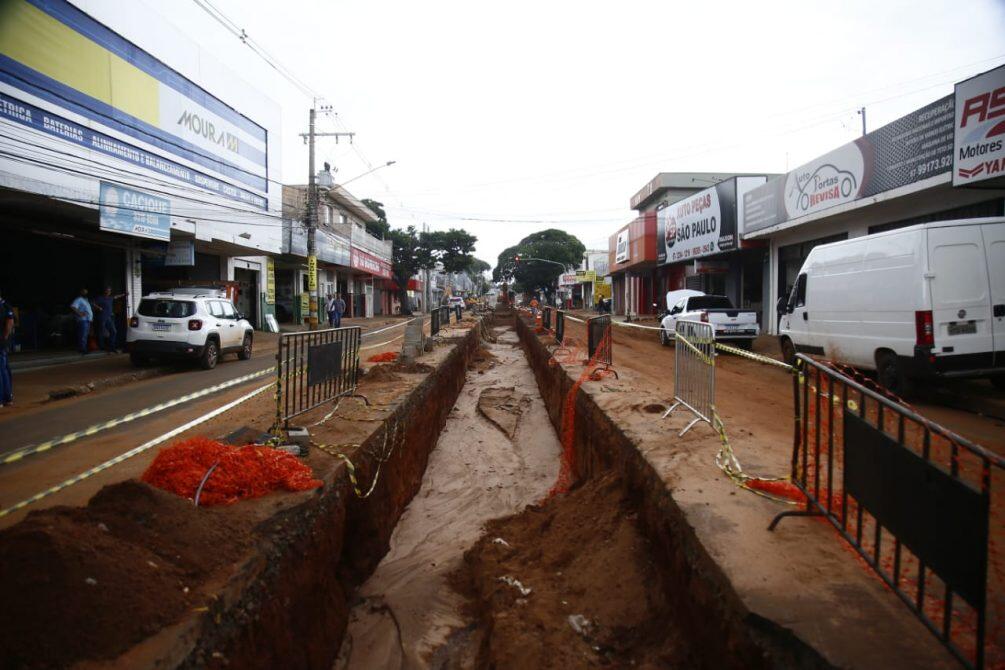 Obras na Calógeras