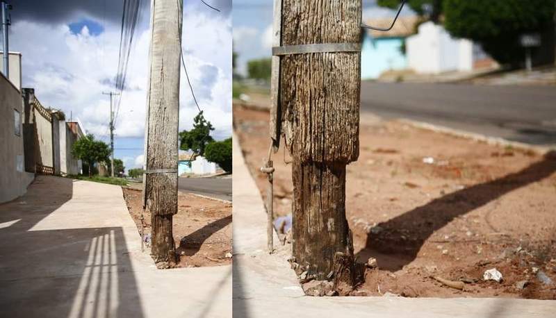 poste desgastado no Pedrossian
