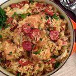 Arroz com linguiça