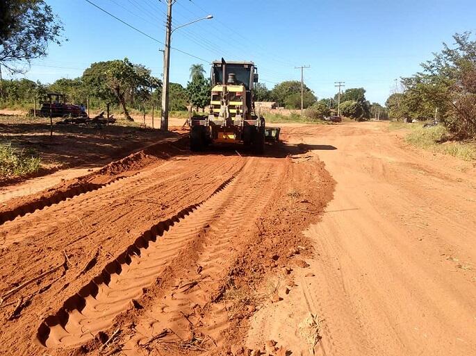 Estrada Boiadeira, em Aquidauna