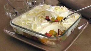 mousse chocolate branco