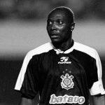 Rincón com a camisa do Corinthians