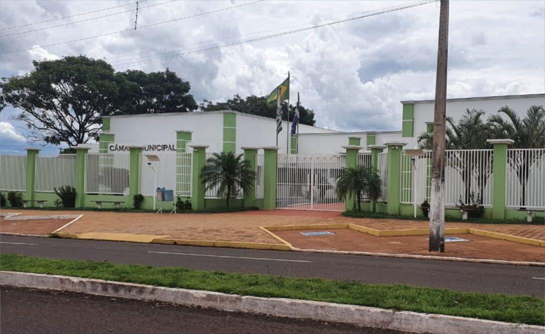 Fachada da Câmara Municipal de Brasilândia