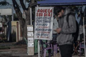 Madrugada foi de frio e geada em M
