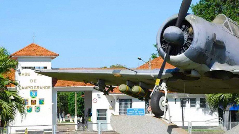 Fachada da Base Aérea de Campo Grande. Foto: Midiamax