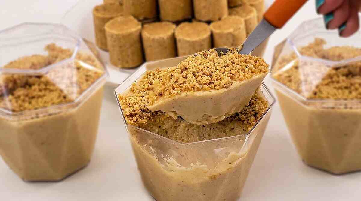 Mousse de paçoquinha
