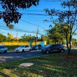 Trânsito na rotatória da Três Barras