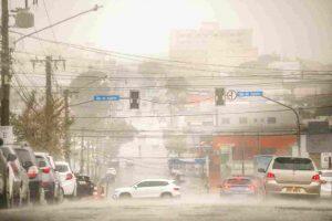 chuva na região central