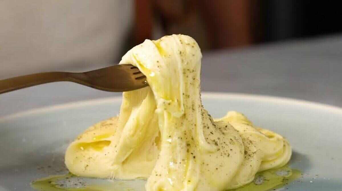 purê de queijo