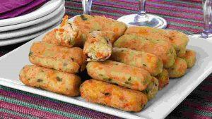Croquete de cenoura e ricota