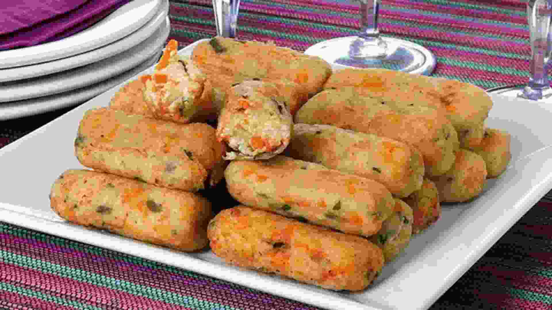 Croquete de cenoura e ricota