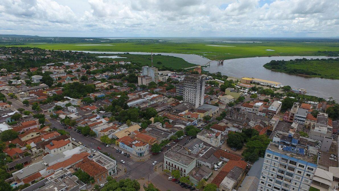 locais de votação na parte baixa e no centro de Corumbá