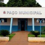 Fachada da prefeitura de Angélica