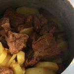 Carne de panela com batata