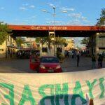 protesto bolívia fronteira