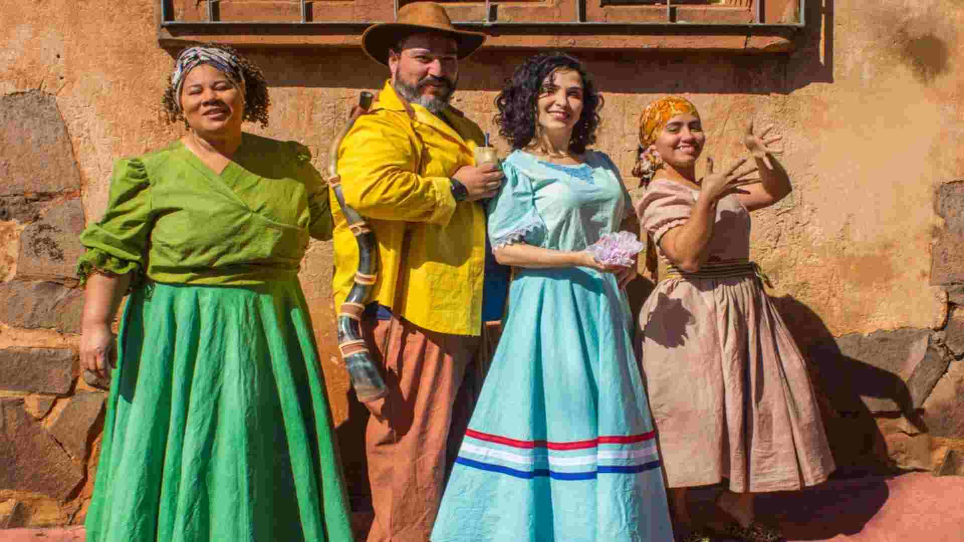 Elenco da Opereta Pantanal