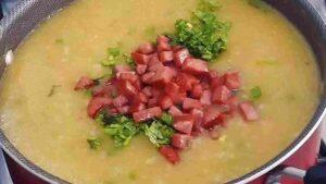 caldo de mandioca