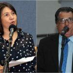 Vereadores Luiza Ribeiro e Ademir Santana
