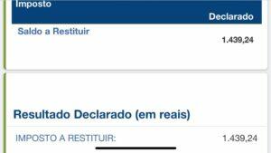 restituição Imposto de renda