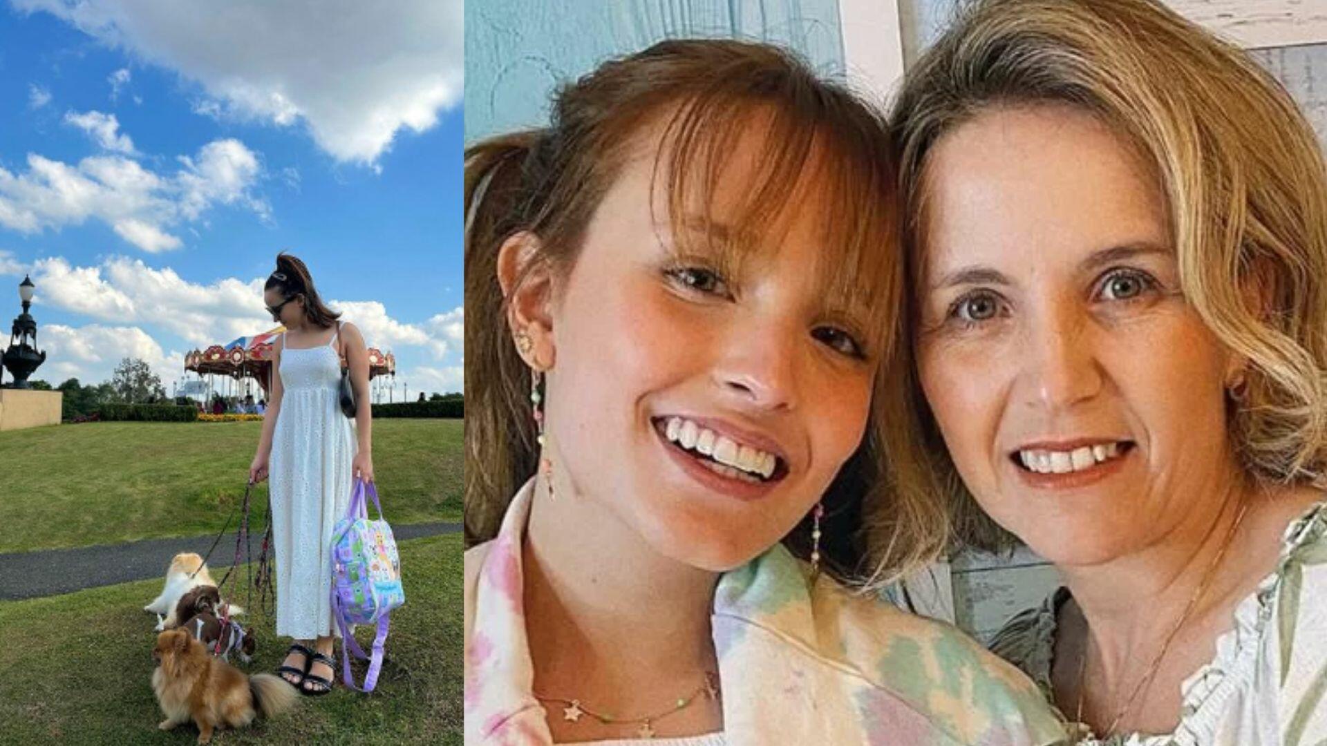 Larissa Manoela e sua mãe