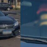 Leitor filmou casal durante 'vapo vapo no civicão' em rua de Campo Grande (Reprodução, Do Leitor)