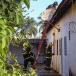 Incêndio em residência