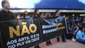 Sesc Senac protesto