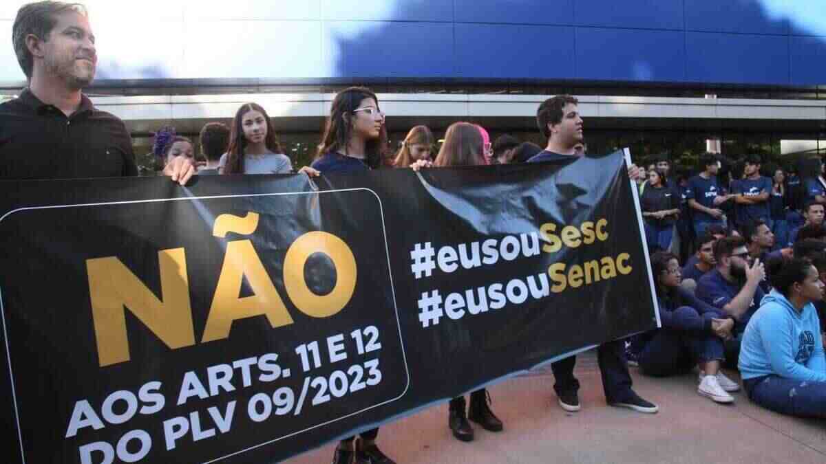 Sesc Senac protesto