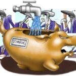 Picaretagem em Mato Grosso do Sul extrapola limites do estado e aguarda torneira abrir (Ilustração, Dall-E)
