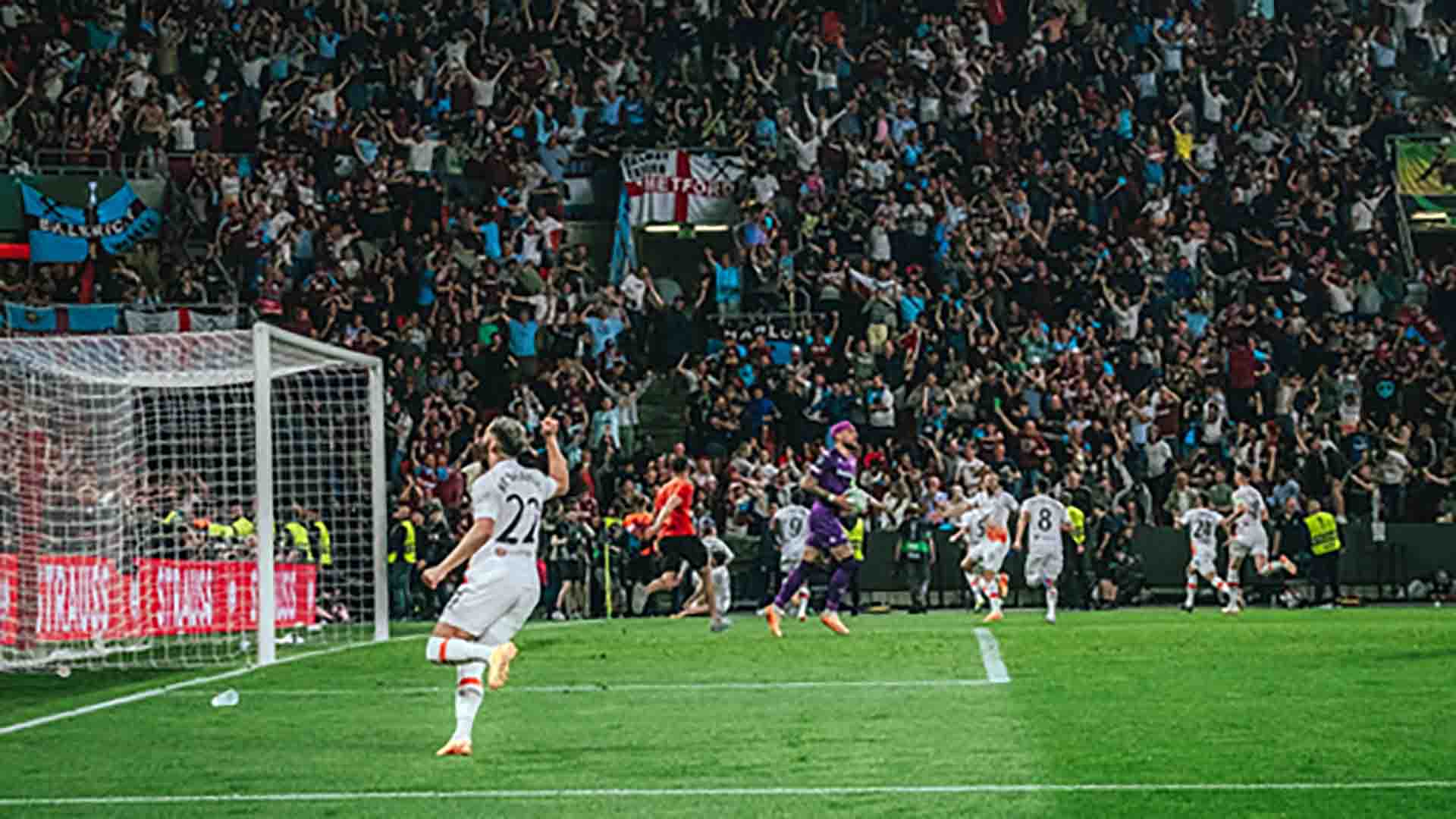 West Ham venceu disputa em Praga e faturou o primeiro título de peso em 43 anos.(WHU/Divulgação)