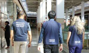 Ação do Procon em Shopping de Campo Grande